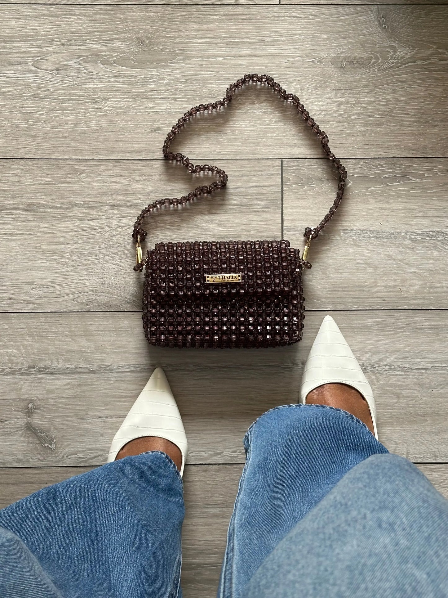 Nitēre Beaded Shoulder Bag Thalia Collective