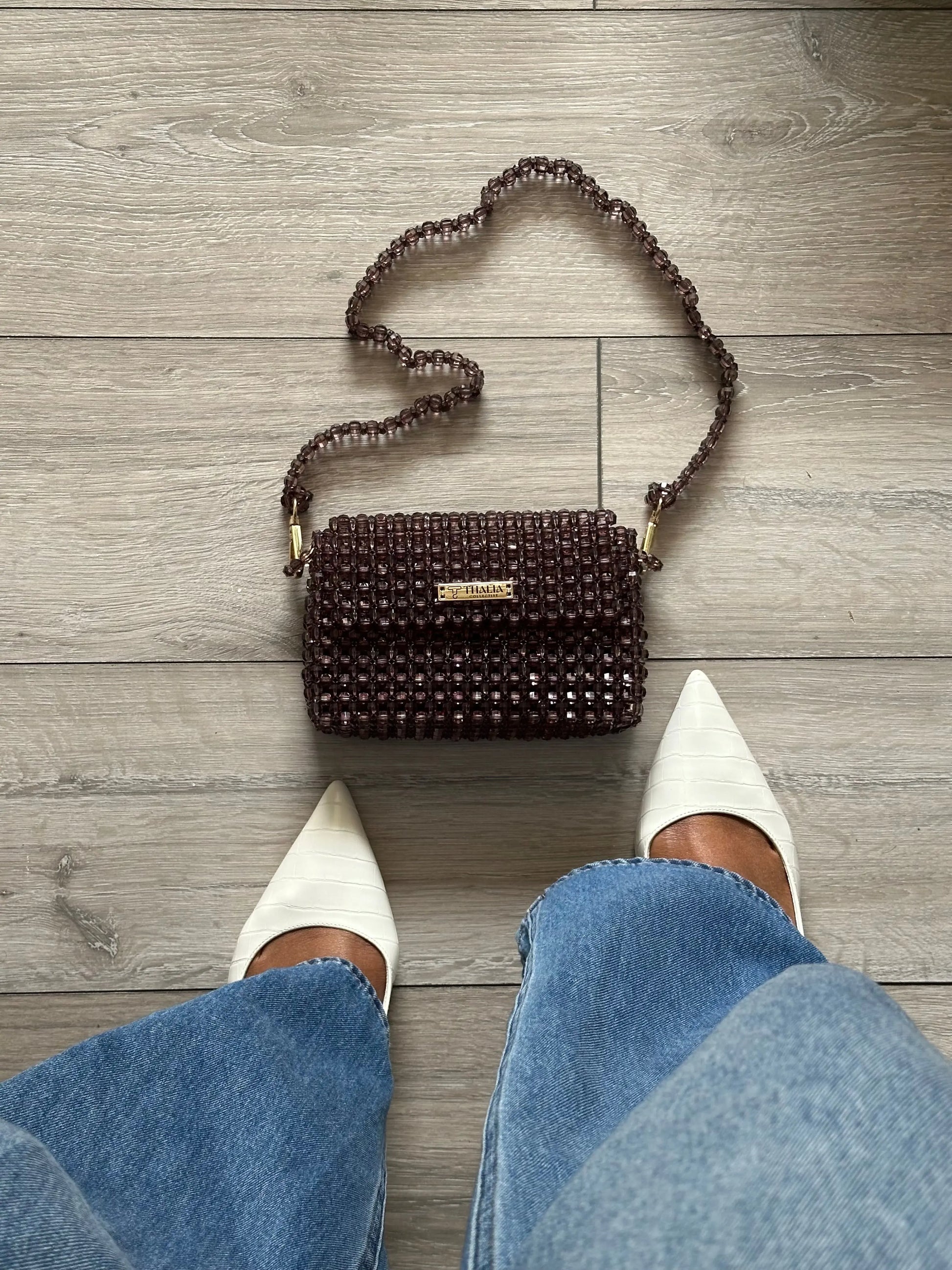 Nitēre Beaded Shoulder Bag Thalia Collective